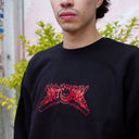 Sudadera Crewneck Spitfire Flame Out Bighead Black Red