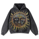 Sudadera Primitive x Sublime Rise Zip Black