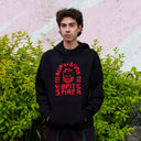 Sudadera Spitfire Pullover Live To Burn Black Red