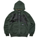 Sudadera Benzaa Nubes Logo Verde