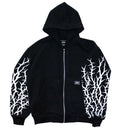 Sudadera Benzaa Puas de Acacia Negro Blanco