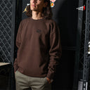 Sudadera Crewneck Spitfire Lil Eternal Brown Black