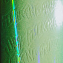 Tabla Fucking Awesome Neon Green Stamp Embossed