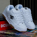 Tenis DC Coiler White Black Gum Leather