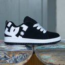 Tenis DC Court Graffik Black White Kids