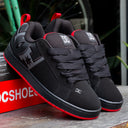 Tenis DC Court Graffik SQ Black Grey Red