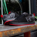 Tenis DC Court Graffik SQ Black Grey Red