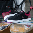 Tenis DC Crisis 2 MX Black Maroon