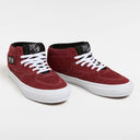 Tenis Vans Skate Half Cab Pro Burgundy White