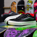 Tenis Vans Knu Skool Cordura Black Grey Red