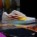 Tenis Vans Knu Skool Flame White