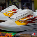 Tenis Vans Knu Skool Flame White