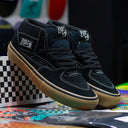 Tenis Vans Skate Half Cab Pro Black Gum