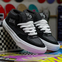Tenis Vans Skate Half Cab Pro Wafflecup Black White