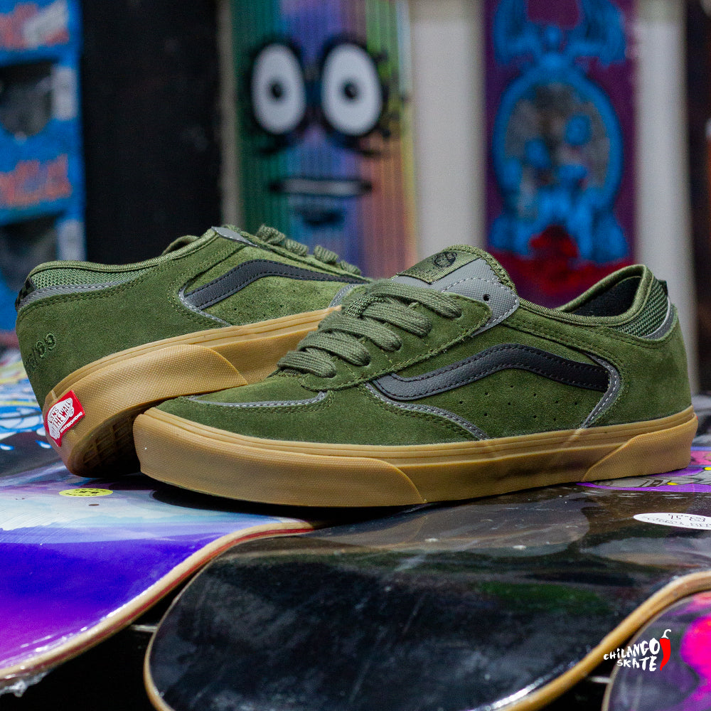 Tenis Vans Skate Rowley Green Gum – Chilango Skate