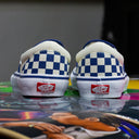 Tenis Vans Skate Slip On Pro Checker Blue White