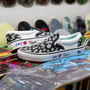 Tenis Vans Skate Slip On Pro Punkandyo Black White