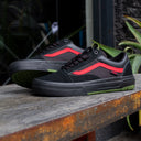 Tenis Vans x Atiba Skate Old Skool Wafflecup Black Green