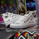 Tenis Casta Propaganda Soho Hi x Chilango Skate Blanco