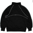 Sudadera Benzaa Negro Zip Velcro
