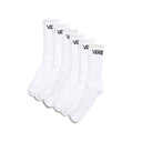 Calcetas Vans Classic Crew White (6 Pares)
