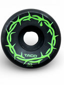 Ruedas TACO Puas Negro Verde