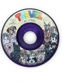 Ruedas Travel On Wheels Vida De Perro Morado