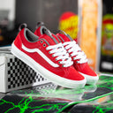 Tenis Vans Skate Old Skool 36 + Red White