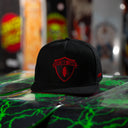 Gorra Beat Parche Rojo Negro