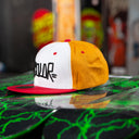 Gorra Tricolor Logo Blanco Amarillo