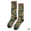 Calcetas Santa Cruz Hibiscus Brown