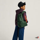 Mochila Vans Old Skool Kids Check Green