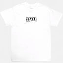 Playera Baker Library Card Logo White