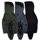 Sudadera Benzaa Flamas Negra