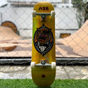 Tabla Armada Alebrije Retrato Lobo Dorado