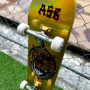 Tabla Armada Alebrije Retrato Lobo Dorado