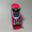 Fingerboard Monty Completa Analogo 1G Rojo