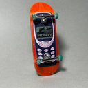 Fingerboard Monty Completa Analogo 1G Naranja