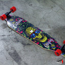 Longboard Catrina Piñada Ruedas Rojas