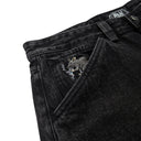 Short Real Mezclilla Stone Wash Black