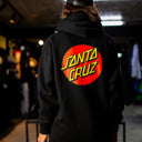 Sudadera Santa Cruz Zip Classic Dot Black