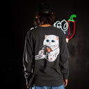 Playera Ripndip Find Out Long Sleeve Charcoal