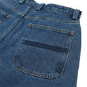 Short Spitfire Big Head Flame Denim Mezclilla Stone Wash