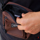 Shoulder Bag Benzaa Parche Cadenas Cafe
