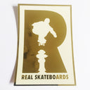 Sticker Real Logo Foil White 9 x 6 cm