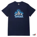 Playera Thrasher Who Cares By Neckface Navy
