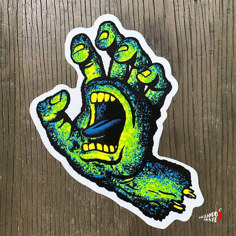Sticker Santa Cruz Creep Hand 16x11cm