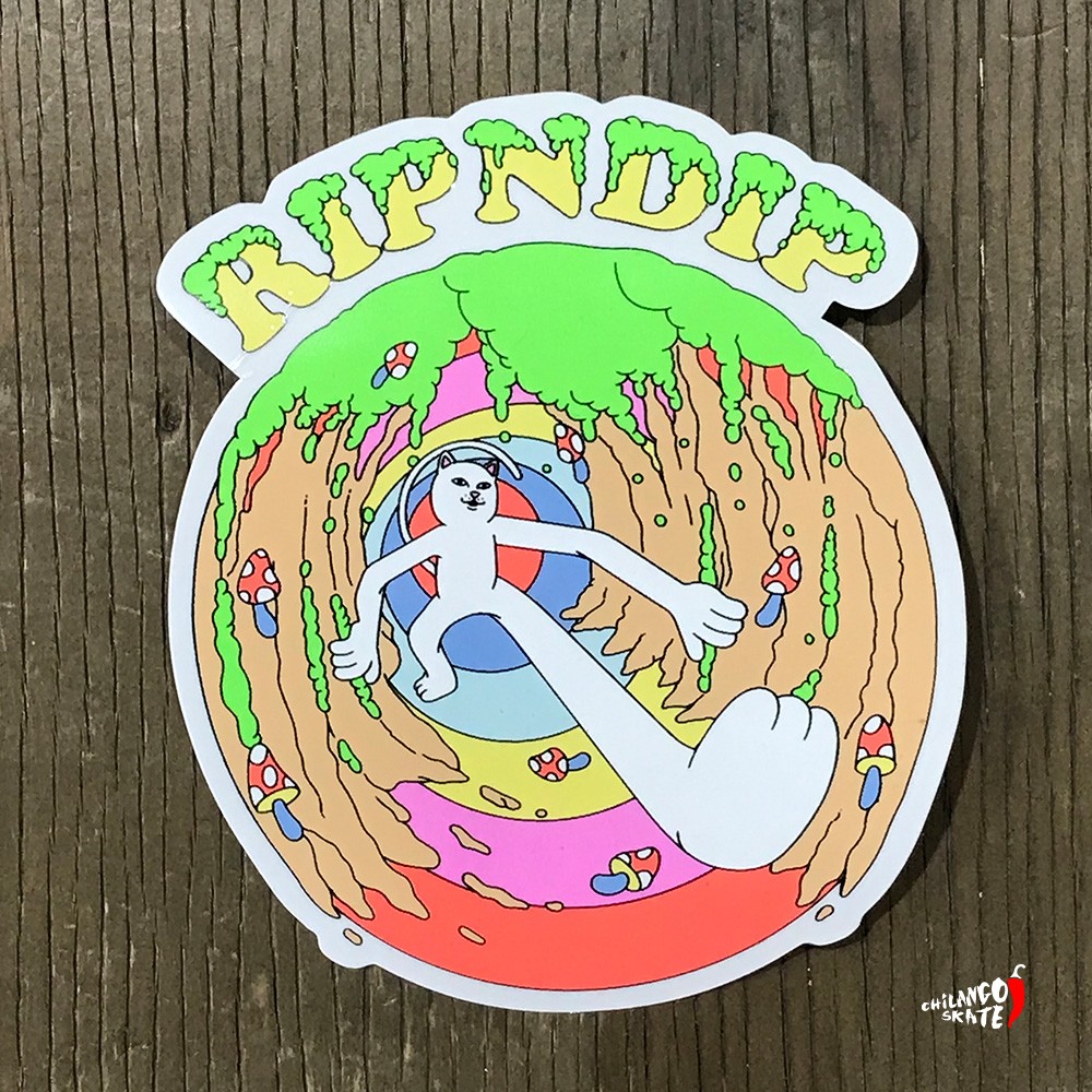 Sticker RIPNDIP Wonderland 11x10cm