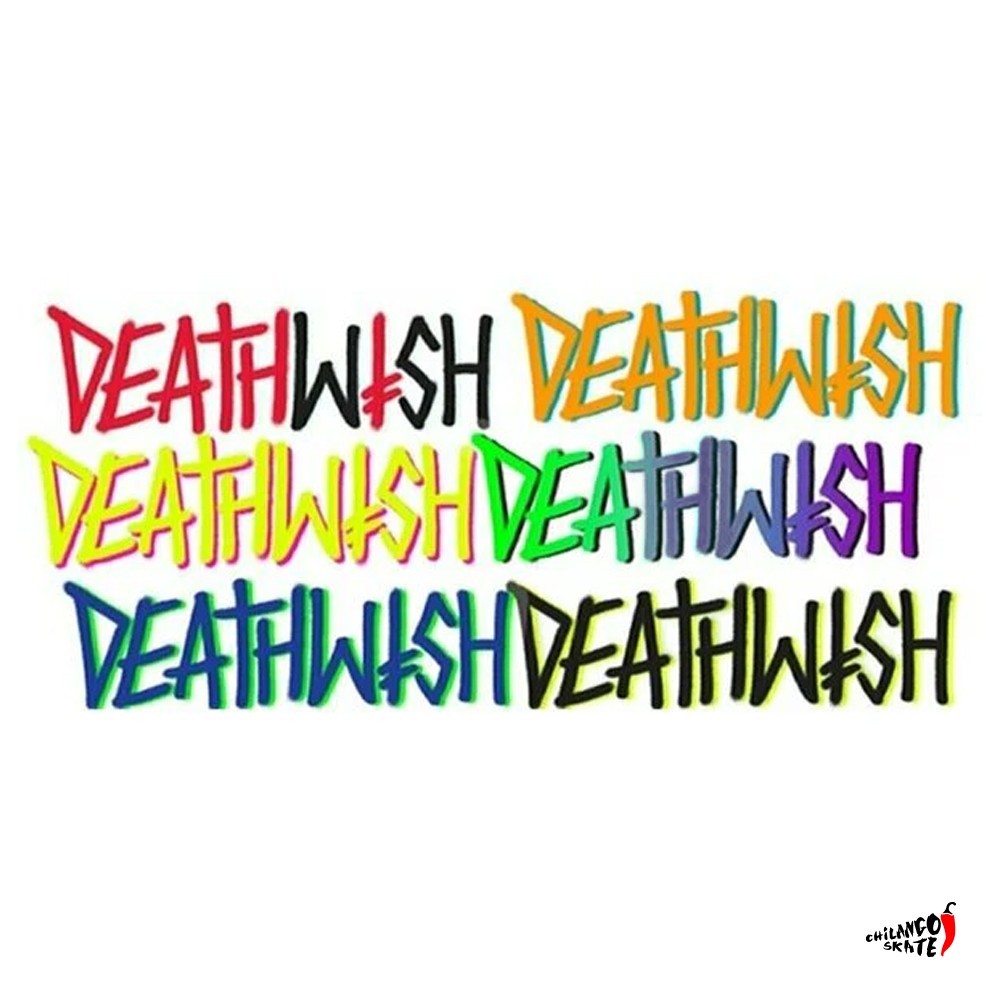 Sticker Deathwish Deathspray 16x6cm