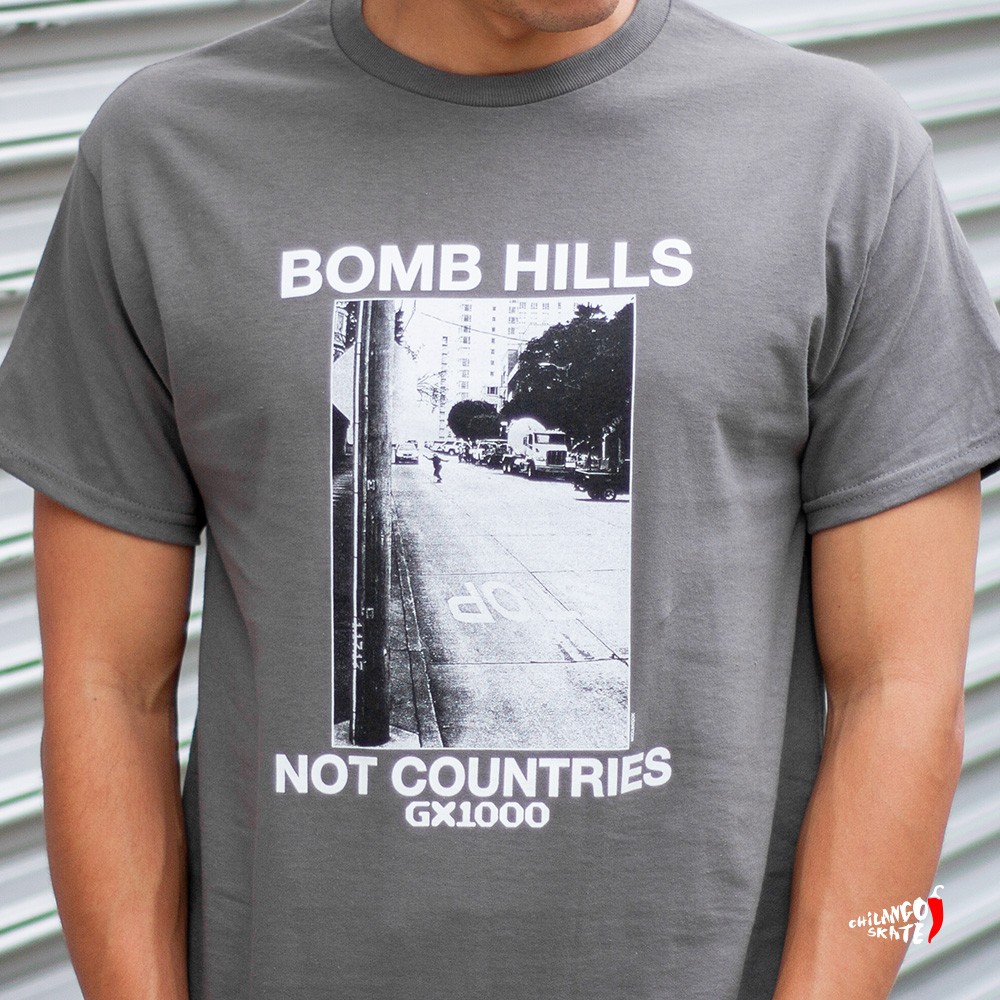 Playera GX1000 Bomb Hills Not Countrys Charcoal